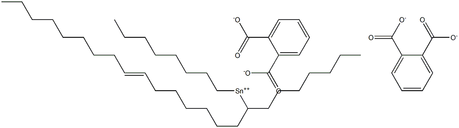 Bis[phthalic acid 1-(7-hexadecenyl)]dioctyltin(IV) salt 结构式