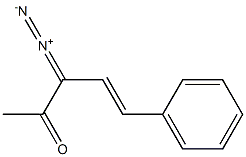 5-Phenyl-3-diazo-4-penten-2-one 结构式