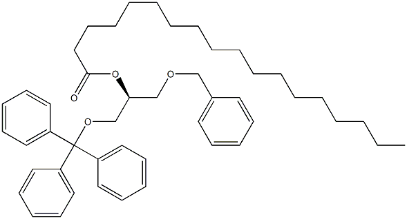 [S,(-)]-1-(Benzyloxy)-3-(trityloxy)-2-propanol stearate 结构式