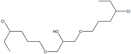 1,3-Bis(4-chlorohexyloxy)-2-propanol 结构式