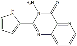 3-Amino-2-(1H-pyrrol-2-yl)pyrido[3,2-d]pyrimidin-4(3H)-one 结构式