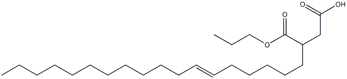 3-(6-Octadecenyl)succinic acid 1-hydrogen 4-propyl ester 结构式