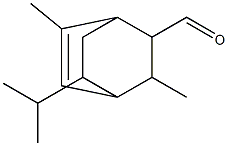 3,6-Dimethyl-8-(1-methylethyl)bicyclo[2.2.2]oct-5-ene-2-carbaldehyde 结构式