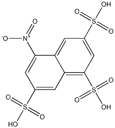 5-Nitro-1,3,7-naphthalenetrisulfonic acid 结构式