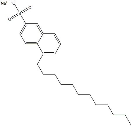 5-Dodecyl-2-naphthalenesulfonic acid sodium salt 结构式