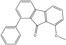 8-Methoxy-1-phenyl-9H-fluoren-9-one 结构式