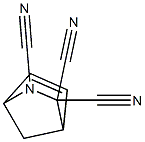 2,3,3-Tricyano-2-azabicyclo[2.2.1]hept-5-ene 结构式