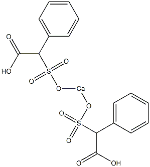 Bis(carboxyphenylmethylsulfonyloxy)calcium 结构式