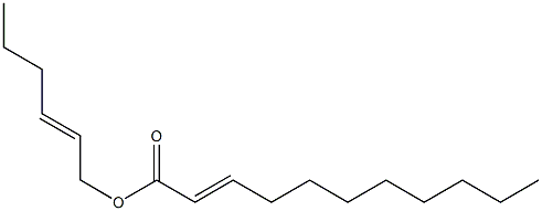 2-Undecenoic acid 2-hexenyl ester 结构式
