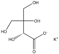 [R,(-)]-2,3,4-Trihydroxy-3-(hydroxymethyl)butyric acid potassium salt 结构式