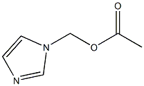 Acetic acid 1H-imidazol-1-ylmethyl ester 结构式