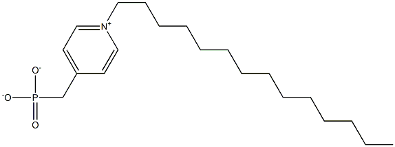 4-Phosphonatomethyl-1-tetradecylpyridinium 结构式