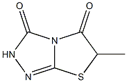 6-Methylthiazolo[2,3-c][1,2,4]triazole-3,5(2H,6H)-dione 结构式