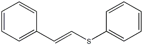 Phenyl[(E)-styryl] sulfide 结构式