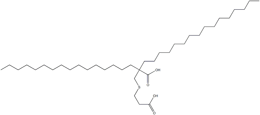 2,2-Dihexadecyl[3,3'-thiodipropionic acid] 结构式