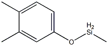 Methyl(3,4-dimethylphenoxy)silane 结构式