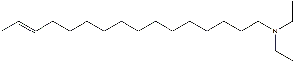 N,N-Diethyl-14-hexadecen-1-amine 结构式