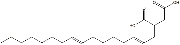 (2,8-Hexadecadienyl)succinic acid 结构式