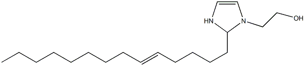 2-(5-Tetradecenyl)-4-imidazoline-1-ethanol 结构式