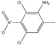 4,6-Dichloro-2-methyl-5-nitroaniline 结构式
