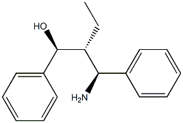 (1S,2R,3S)-3-Amino-2-ethyl-1,3-diphenylpropan-1-ol 结构式