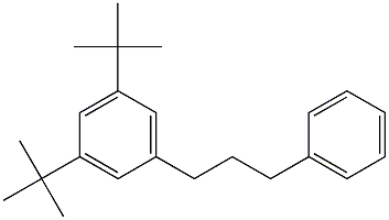 1-(3,5-Di-tert-butylphenyl)-3-phenylpropane 结构式