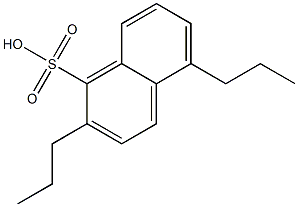 2,5-Dipropyl-1-naphthalenesulfonic acid 结构式