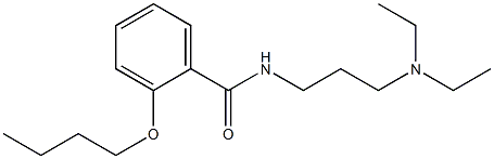 2-Butoxy-N-[3-(diethylamino)propyl]benzamide 结构式