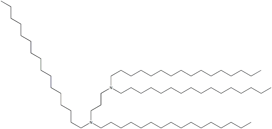 N,N,N',N'-Tetrahexadecyl-1,3-propanediamine 结构式