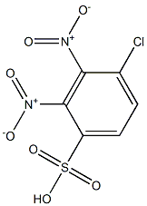 4-Chloro-2,3-dinitrobenzenesulfonic acid 结构式