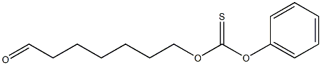 7-[(Phenoxythiocarbonyl)oxy]heptanal 结构式