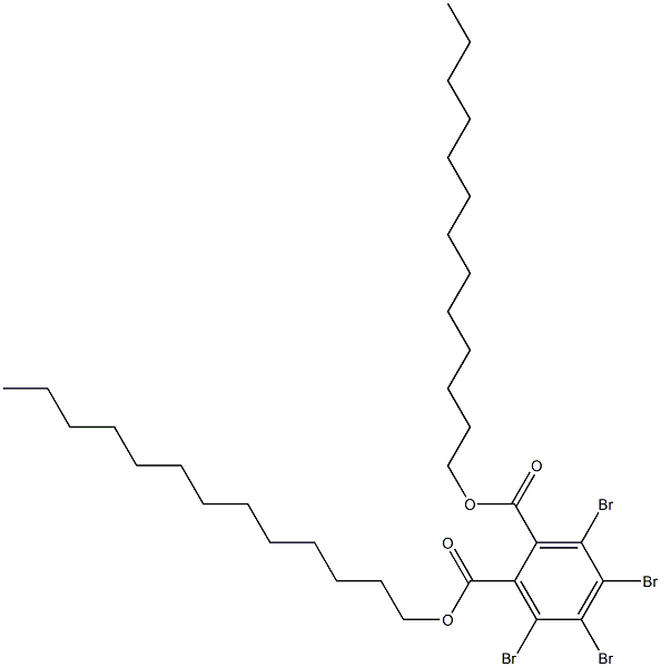 Tetrabromophthalic acid ditridecyl ester 结构式