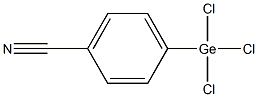 (4-Cyanophenyl)trichlorogermanium 结构式