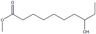 8-Hydroxycapric acid methyl ester 结构式