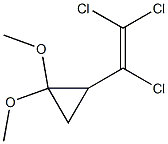 1-(3,3-Dimethoxycyclopropyl)-1,2,2-trichloroethene 结构式