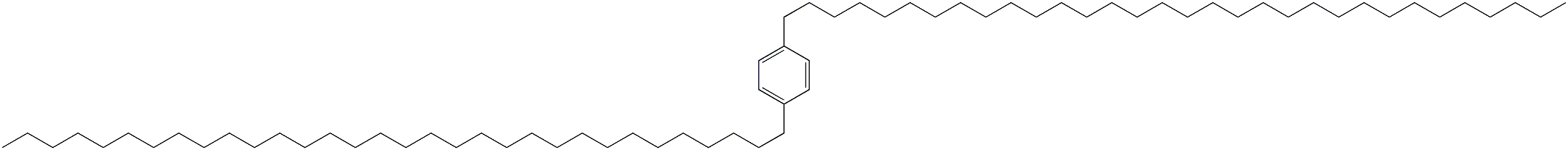 1,4-Di(dotriacontan-1-yl)benzene 结构式