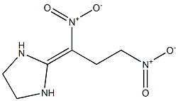 2-(1,3-Dinitropropylidene)imidazolidine 结构式