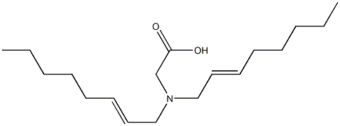 N,N-Di(2-octenyl)glycine 结构式