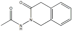 N-(3-Oxo-1,2,3,4-tetrahydroisoquinolin-2-yl)acetamide 结构式