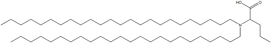 2-(Ditetracosylamino)valeric acid 结构式