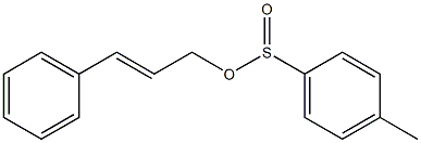 4-Methylbenzenesulfinic acid (2E)-3-phenyl-2-propen-1-yl ester 结构式