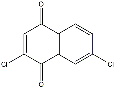 2,7-Dichloro-1,4-naphthoquinone 结构式