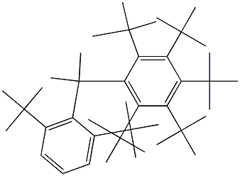 2-(Penta-tert-butylphenyl)-2-(2,6-di-tert-butylphenyl)propane 结构式