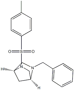 (1S,4S)-5-Benzyl-2-tosyl-2,5-diazabicyclo[2.2.1]heptane 结构式