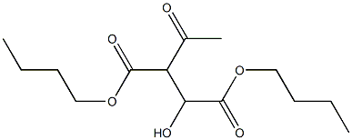 3-Acetyl-D-malic acid dibutyl ester 结构式