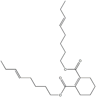 1-Cyclohexene-1,2-dicarboxylic acid bis(5-octenyl) ester 结构式