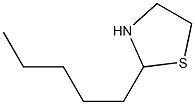 2-Pentylthiazolidine 结构式