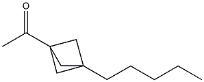 1-Acetyl-3-pentylbicyclo[1.1.1]pentane 结构式