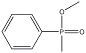 Phenyl(methyl)phosphinic acid methyl ester 结构式