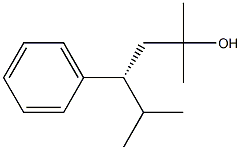 [R,(+)]-2,5-Dimethyl-4-phenyl-2-hexanol 结构式